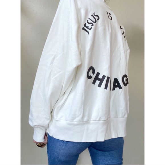 NWOT Yeezy Jesus is king Chicago sweatshirt - Picture 3 of 14